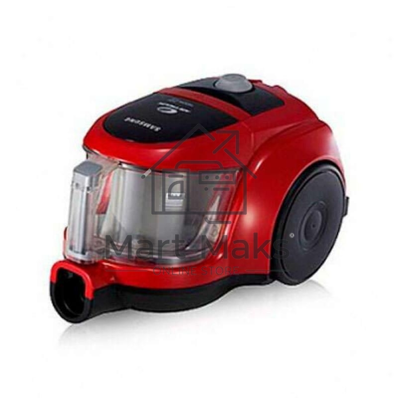 Пылесос Samsung VCC4520S3R/XEV красный, 350/1600 Вт, уборка сухая, пылесборник контейнер 1.3 л