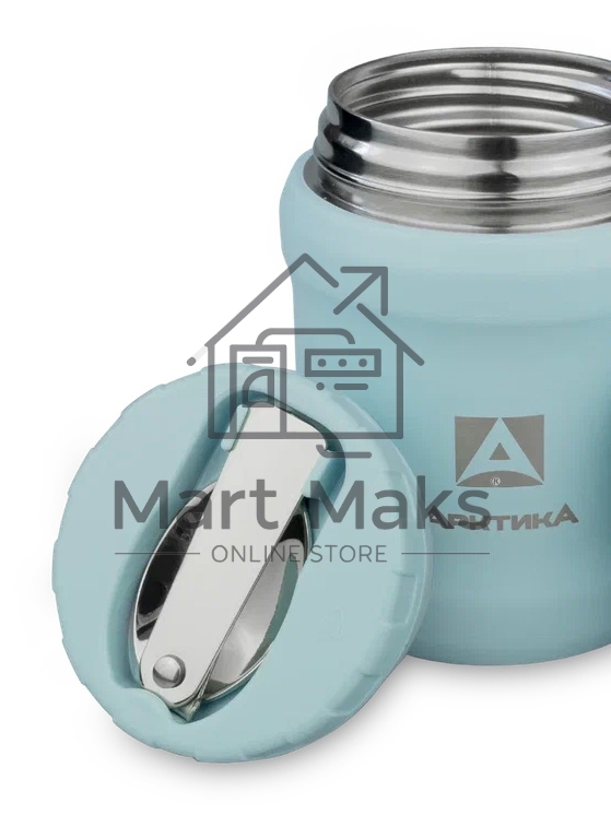 Термос для еды Арктика 311-500 0.5л. голубой картонная коробка (311-500/BLUE)