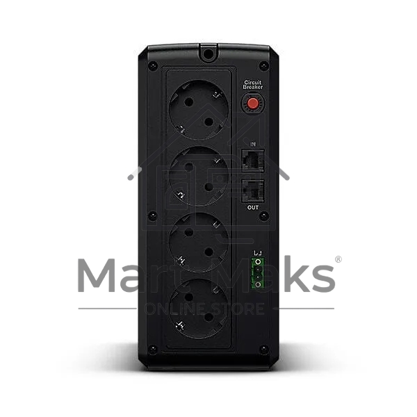 Источник бесперебойного питания UPS CyberPower UT1200EG Line-Interactive 1200VA/700W USB/RJ11/45/Dry Contact (4 EURO)