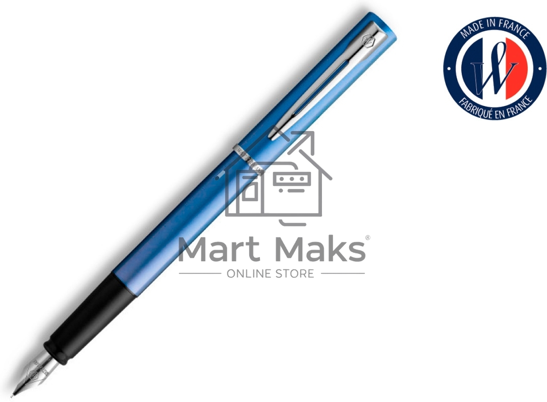 Ручка перьевая Waterman Graduate Allure (CW2068195) LaqBlue CT F сталь нержавеющая, подарочная коробка