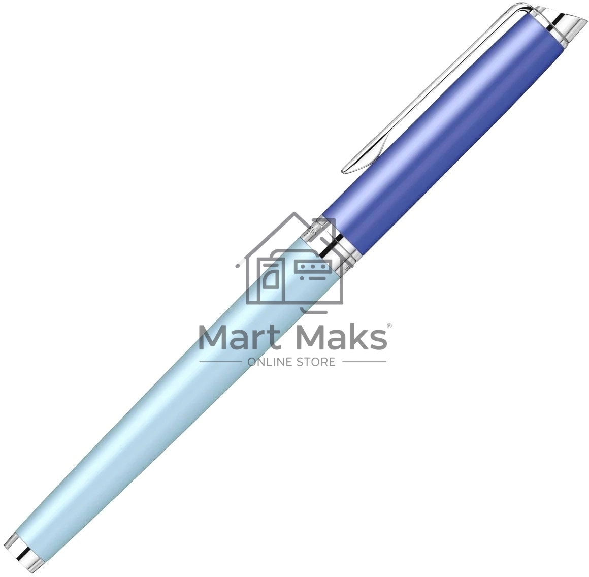 Ручка перьевая Waterman Hemisphere Colour Blocking (2179924) Blue CT сталь нержавеющая F, подарочная коробка