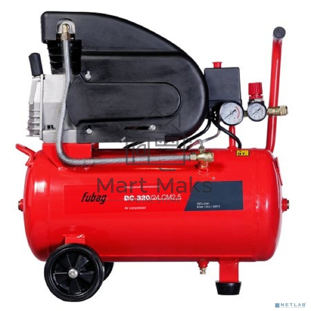 Компрессор FUBAG DС 320/24 CM2.5 320л/мин 24л 8бар 1.8кВт