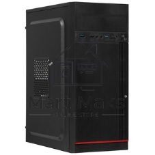 Компьютерный корпус Miditower ExeGate AA-442U2-AA500 (ATX, AA500 8 см, 1*USB+2*USB3.0, аудио, черный)