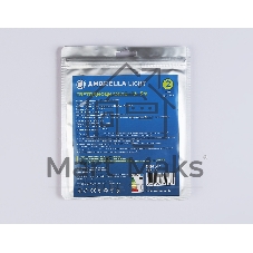 Светодиодная лента Ambrella light GS4613 COB 400Led/10W m/ 24V IP20 6500K/ 5m*5mm*2.1mm (2 конт.)
