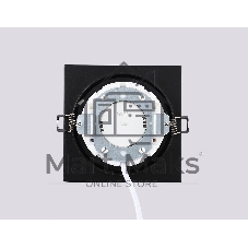 Светильник Ambrella light TN52342 SBK/GBK черный песок/черный глянец GX53 max 12W 115*115*25