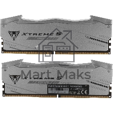 Оперативная память Patriot Viper Xtreme 5, DDR5, 32Gb (2x16Gb), 8000MHz, CL38, DIMM, с радиаторами, RGB, серебристый