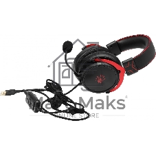 Гарнитура Bloody M590i Sports красный-чёрный, проводная, USB
