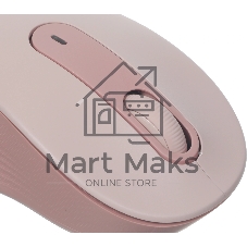 Мышь беспроводная Logitech Signature M650 розовый, 4000 dpi, радиоканал, Bluetooth, USB, кнопки - 5