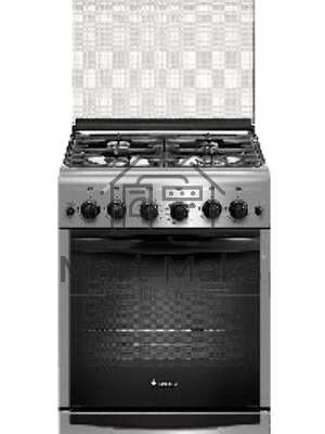 Плита газовая Gefest ПГ 5100-02 0004 серебристый, конфорок 4 шт, духовка 52 л, 50 см x 85 см x 58.5 см