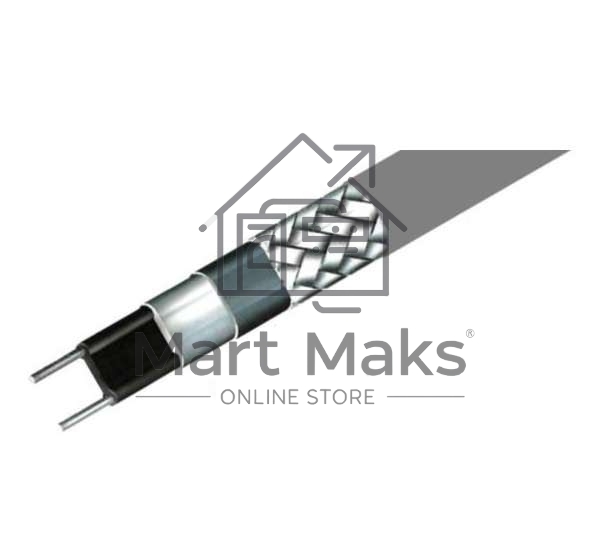 Кабель нагрев. саморег. 16Вт/м с экраном 220В сертификат Ex 16AWG (термопласт) EXTHERM SLL16-2CR