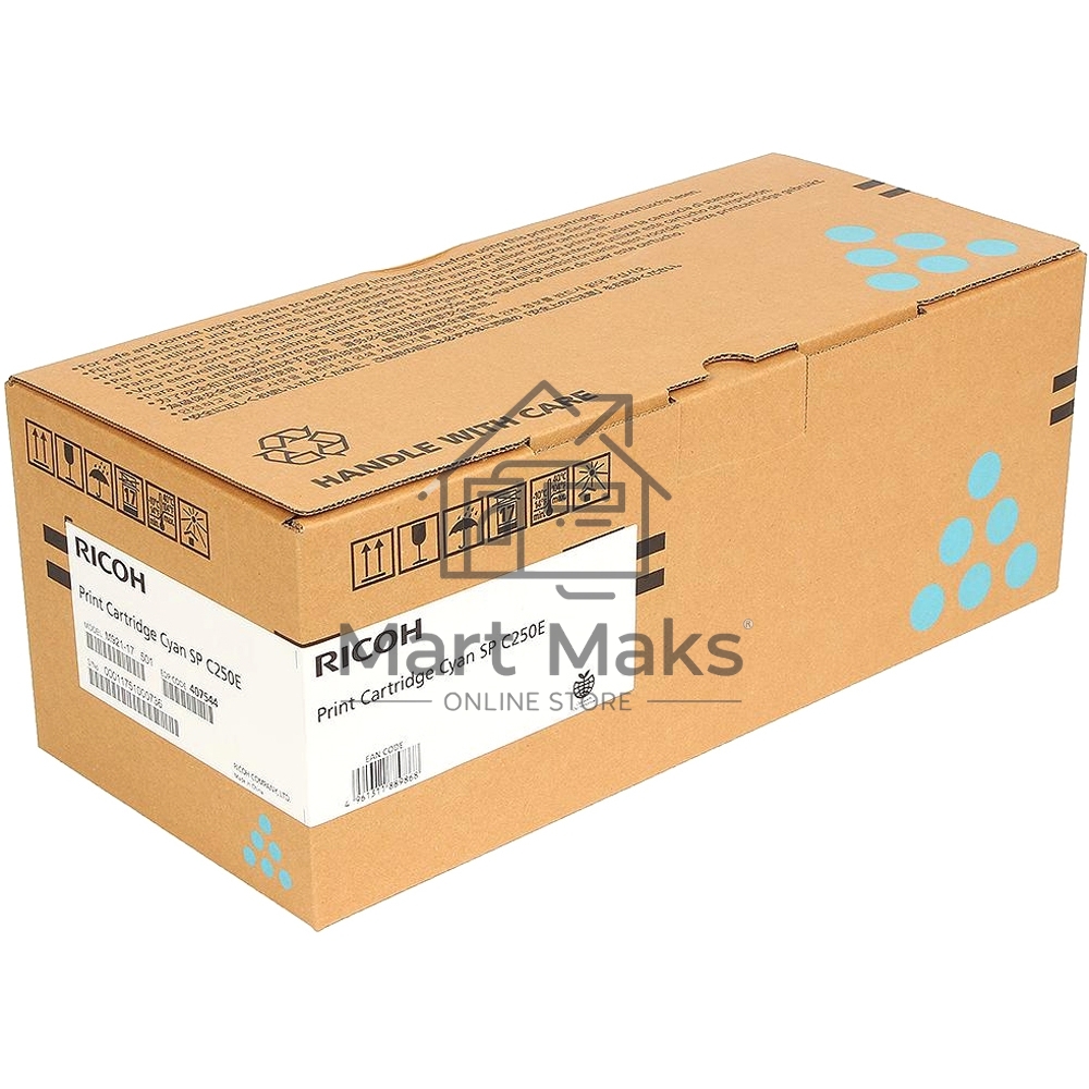 Картридж лазерный Ricoh, тип SPC250E голубой для SP C250DN/C250SF 1600 отп.