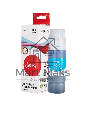 Чернила Sakura 3400C001 для Canon, голубой, 7700 к., 70 мл.