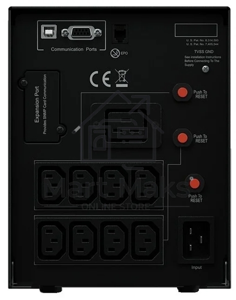 Источник бесперебойного питания CyberPower PR2200ELCDSL 2200VA/1980W USB/RJ11/45 (9 IEC)