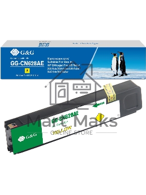 Картридж струйный G&G GG-CN628AE желтый (110мл) для HP Officejet Pro X576dw/X476dn/X551dw/X451dw