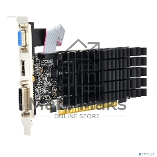 Видеокарта AFOX NVIDIA Geforce GT210, 1Gb DDR3, 64 bit, 1xDVI-I, 1xHDMI, 1xD-Sub (VGA) GPU 520 MHz