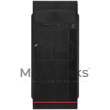 Компьютерный корпус Miditower ExeGate AA-442U2-AA500 (ATX, AA500 8 см, 1*USB+2*USB3.0, аудио, черный)