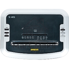 Шредер Office Kit S145 (секр.P-5)/фрагменты/8лист./20лтр./скрепки/скобы/пл.карты/CD