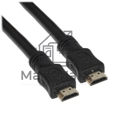 Кабель HDMI Cablexpert CC-HDMI4L-15M, 15м, v2.0, 19M/19M, серия Light, черный, позол.разъемы, экран, пакет