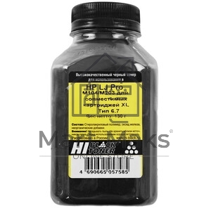Тонер Hi-Black Универсальный для картриджей Hi-Black CF218/CF230, Тип 6.5, Bk, 65 г, банка