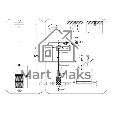 Светильник Ambrella light TR8500 BK черный E27 max 60W D100*1000