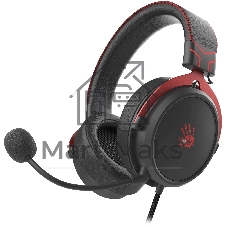 Гарнитура Bloody M590i Sports красный-чёрный, проводная, USB