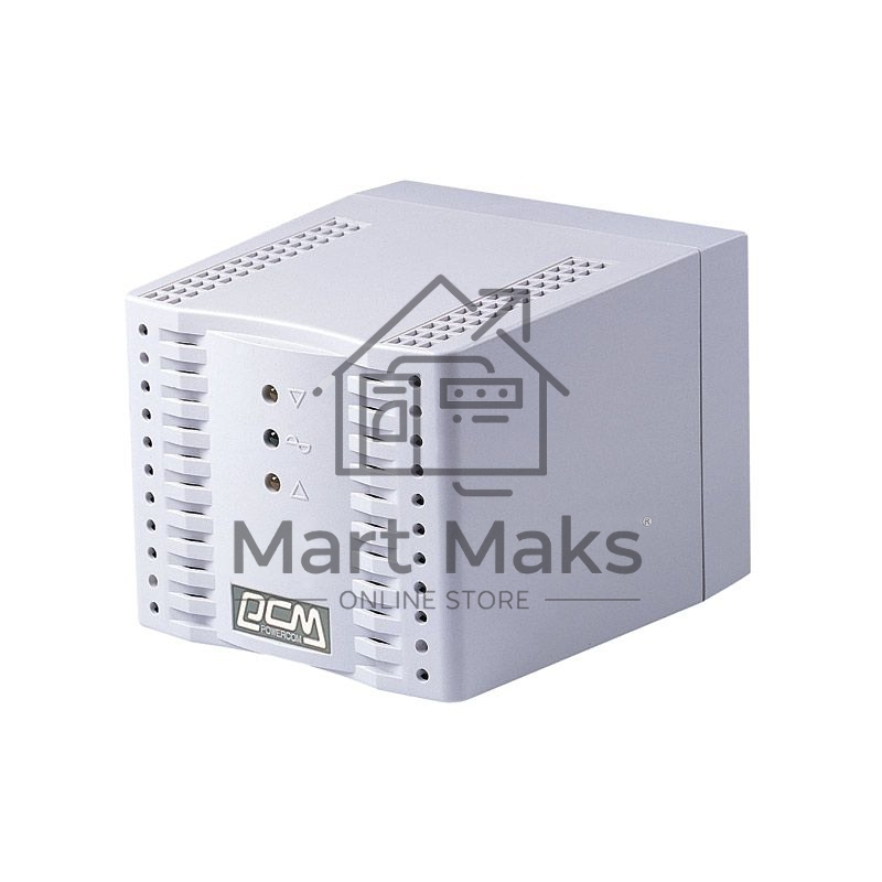 Стабилизатор напряжения Powercom TCA-1200 600Вт 1200ВА белый