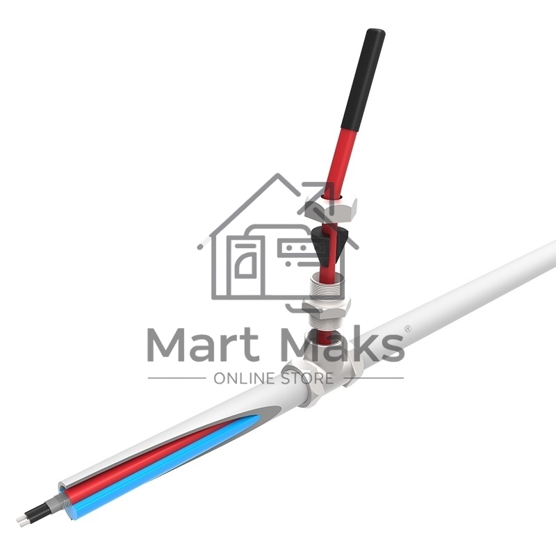 Греющий саморегулирующийся кабель (в трубу) 10HTM2-CT (20м/200Вт) Rexant