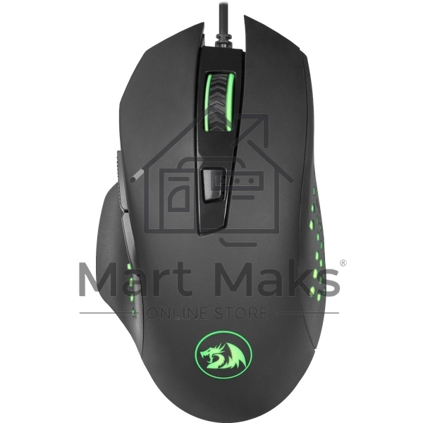 Мышь проводная REDRAGON Gainer черный, 3200 dpi, USB, кнопки - 6