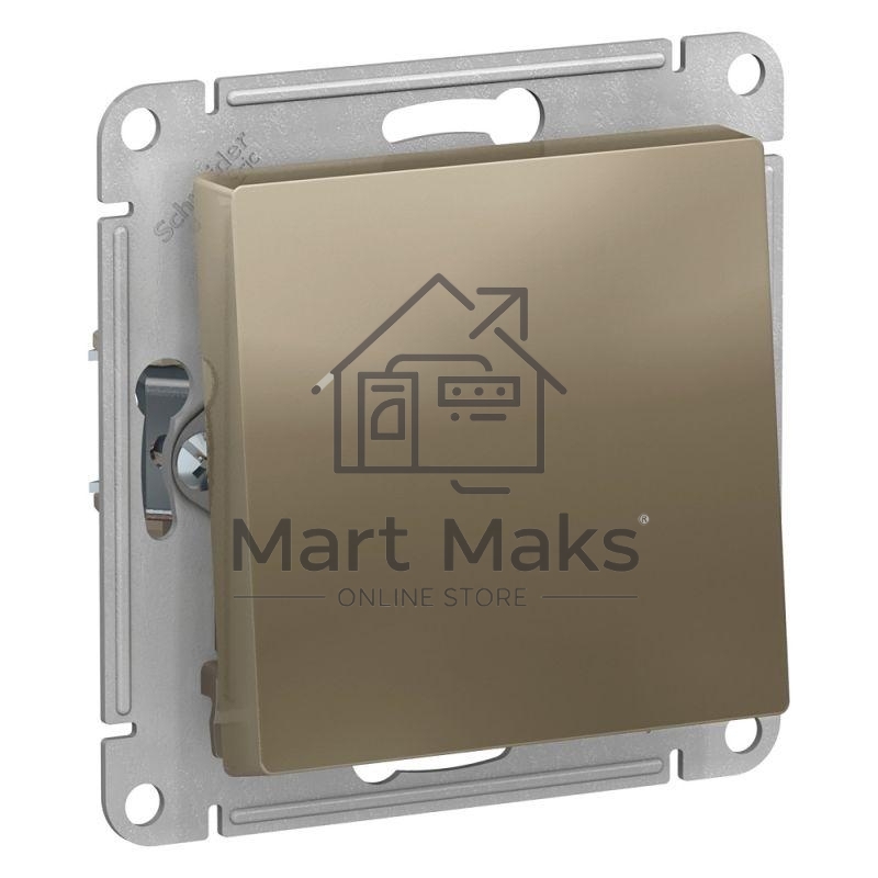 Механизм переключателя 1-кл. ATLAS DESIGN (сх.6) 10АХ шампань SchE ATN000561