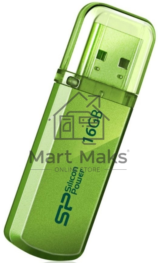 Флешка USB R/W R/W 16Gb Helios 101 SP016GBUF2101V1N USB2.0 зеленый