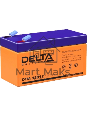 Батарея Delta DTM 12012 (12V 1.2Ah)