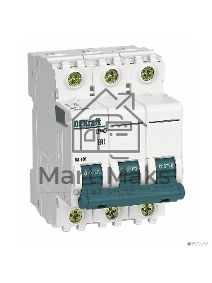 Выключатель автоматический модульный Dekraft 3п C 25А 4.5кА ВА-101 11080DEK