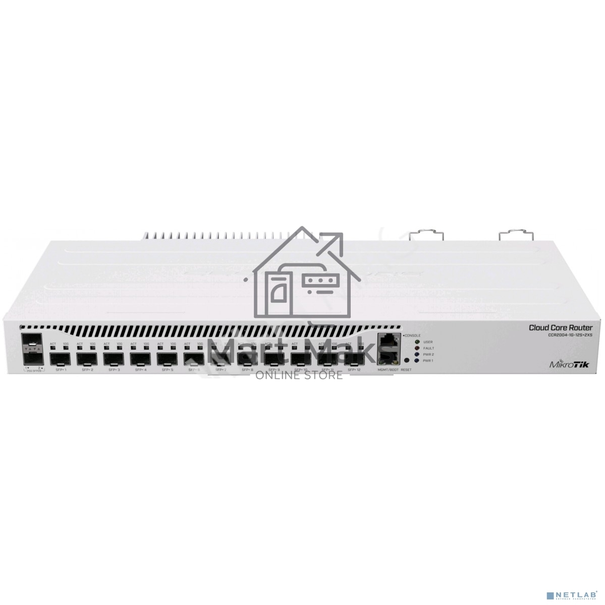 Маршрутизатор 1000M 12PORT CCR2004-1G-12S+2XS MIKROTIK