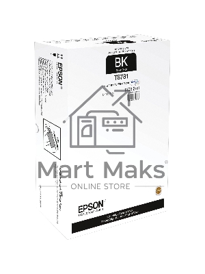 Картридж струйный Epson C13T878140 черный (75 000 стр. 1206.2 мл) для WorkForce 5190/5690