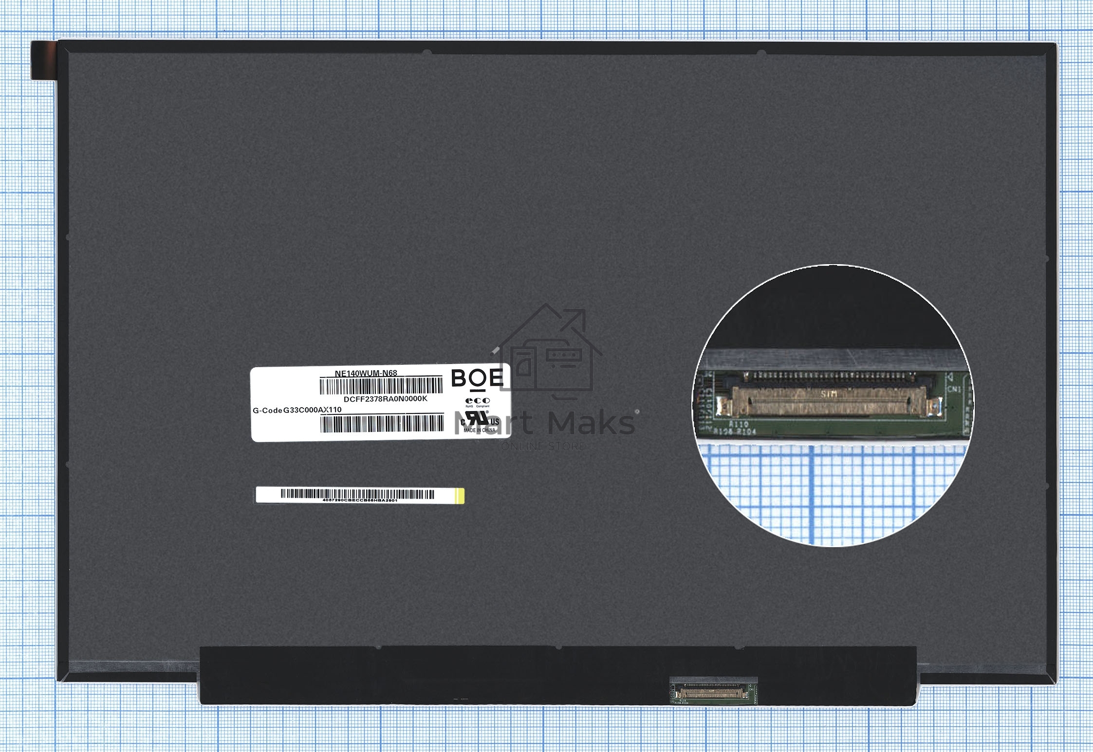 Матрица NE140WUM-N68