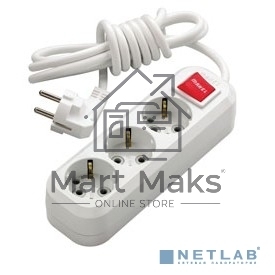 Удлинитель Makel MGP213 3 гн 3 м с\з вкл.