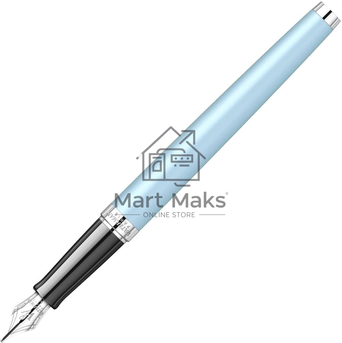 Ручка перьевая Waterman Hemisphere Colour Blocking (2179924) Blue CT сталь нержавеющая F, подарочная коробка