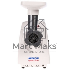 Мясорубка электрическая Аксион М31.02 белый, 1500 Вт, 1.7 кг/мин, реверс, защита от перегрузки, насадки - 7