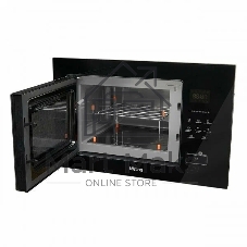 Встраиваемая микроволновая печь Korting KMI 827 GN черный, 26 л, 900 Вт, переключатели - сенсор