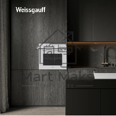 Духовой шкаф электрический Weissgauff EOM 208 PDW Steam Clean белый