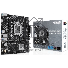 Материнская плата ASUS PRIME H610M-K D4 ARGB, LGA1700, Intel H610, 2xDDR4, 4xSATA, 1xM.2, 1xPCIe 4.0 x16, HDMI, 1x1Gb LAN, 3x3.5 мм, 7.1, microATX