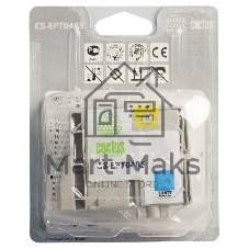 Картридж струйный Cactus CS-EPT0485 светло-голубой (14,4 мл) для Epson Stylus Photo R200/R220/R300/R320/R340/RX500/RX600/RX620/RX640