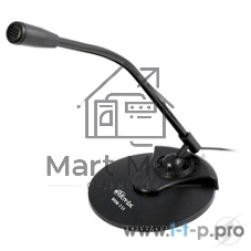 Микрофон RITMIX RDM-115 Настольный микр-н с подвиж-м осн,Регулировка угла наклона,Тип микрофона: конденс,Напр-ть: всенапр-й,Част хар-ка:30-16000 Гц,Сопр:2,2 кОм,Чув-ть:-58 дБ +/-3 дБ,Напр-е:4.5 В,Отн-е сигнал/шум:60 дБ,Разъем:3.5 мм,Кабель: 1.5 м ± 0.2м