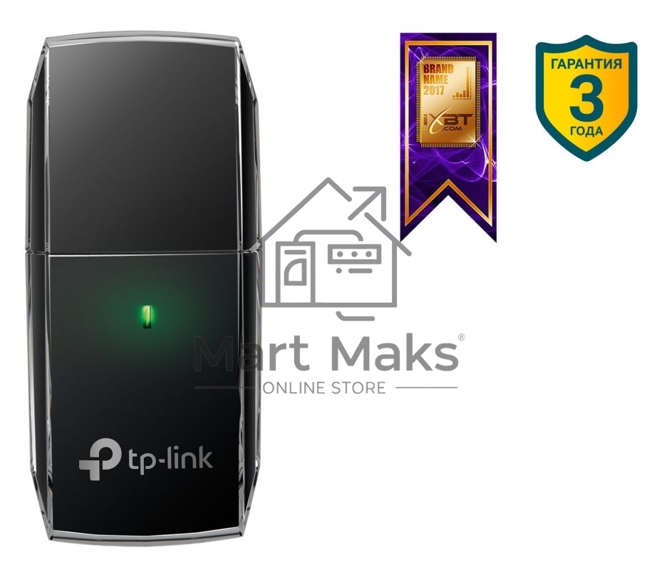 Сетевой адаптер WiFi TP-Link Archer T2U