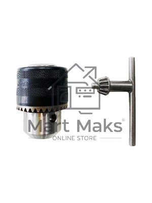 Патрон сверлильный с ключом для сверл 1.5-13.0мм 1/2-20UNF Kranz KR-92-0500