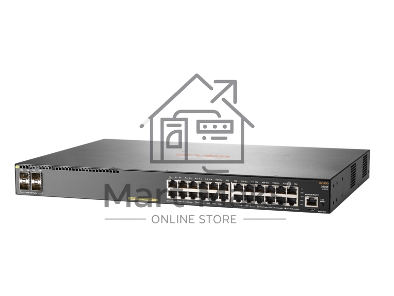 Коммутатор HP Aruba 2930F 24G PoE+ 4SFP Swch