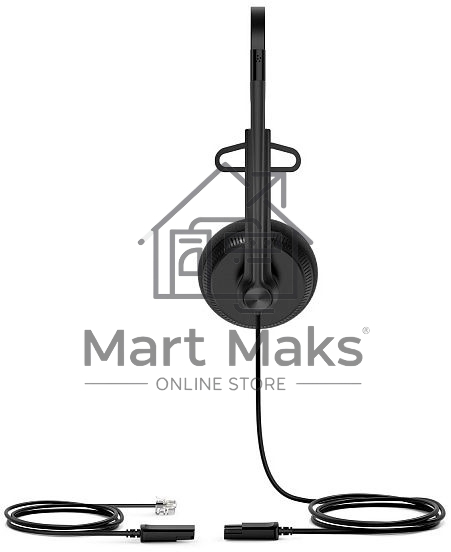 Гарнитура YEALINK YHS34 Lite Mono Моно, Проводная, HD звук, QD, RJ9, шт