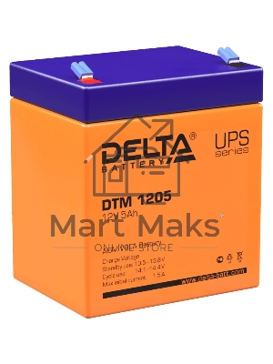 Батарея Delta DTM 1205 (12V, 5Ah)