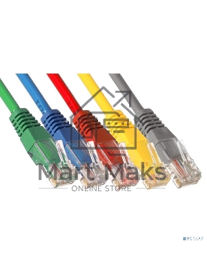 Патч-корд ExeGate EX286381RUS UTP-RJ45-RJ45-5e-1M-LSZH-GY, UTP, cat.5e, LSZH, 1м, серый