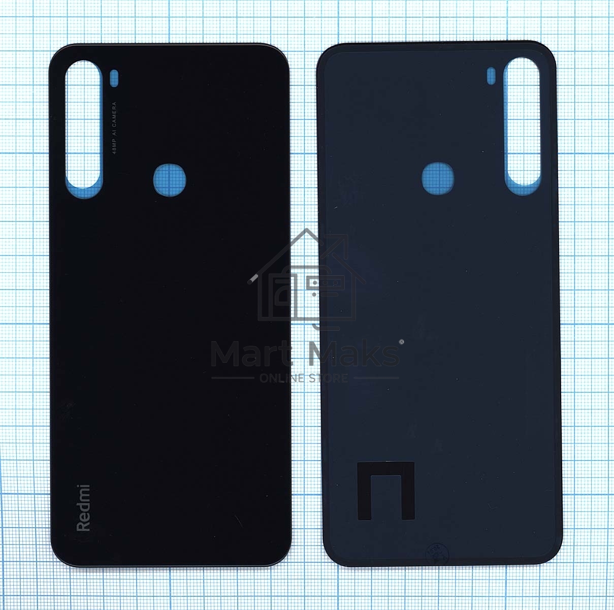 Задняя крышка для Xiaomi Redmi Note 8 черный